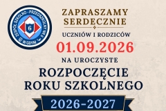 Rozpoczęcie roku szkolnego